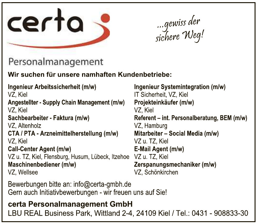 certa Personalmanagement GmbH