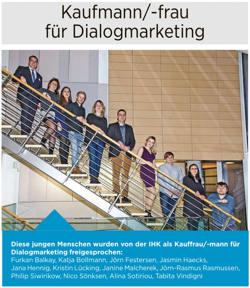 Kaufmann/-frau für Dialogmarketing